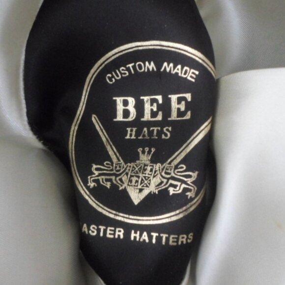 Vintage Bee Fedora Hat Tan Dyna Felt Wool Blend Mens 6 7/8 - Picture 7 of 12